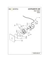 SOTAVENTO * BAÑADOR PARED LED 3W 3000K IP42 CUA. NEGRO